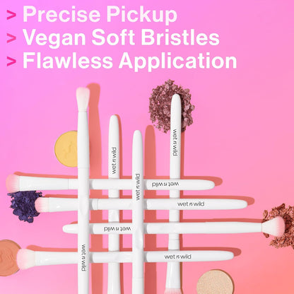 Eyeshadow Brush, Precision Blending Application, Soft Synthetic Fibers, Ergonomic Handle for Comfortable Precision Control