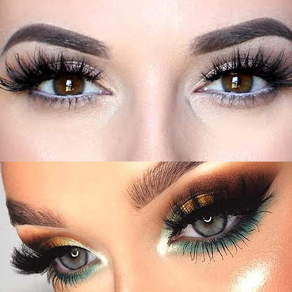 False Eyelashes 25Mm Lashes Wispy Long 8D Mink Lashes Dramatic Volume Fluff Eye Lashes Pack for Women 7Pairs Soft Reusable Fake Eyelashes